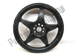 Aprilia AP8208236, Frontwheel, black, 17 inch, 2.75 y, 5 spokes, OEM: Aprilia AP8208236