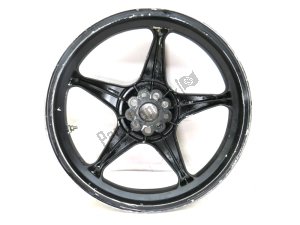 aprilia AP8208236 frontwheel, black, 17 inch, 2.75 y, 5 spokes - Upper side