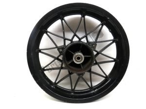 aprilia AP8208292 rear wheel, black, 16 inch, 3.00, 24 spokes - Upper side