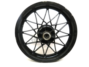 aprilia AP8208292 rear wheel, black, 16 inch, 3.00 y, 24 spokes - Upper side