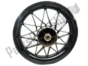 aprilia AP8208292 achterwiel,      zwart, 16 inch, 3.00 j, 24 spaken - Linkerkant