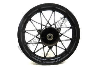 aprilia AP8208292 rear wheel, black, 16 inch, 3 j, 24 spokes - Upper side