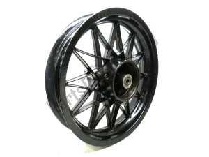 aprilia AP8208292 rear wheel, black, 16 inch, 3 j, 24 spokes - Lower part