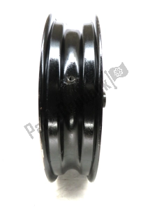 aprilia AP8208292 rear wheel, black, 16 inch, 3.00 y, 24 spokes - Upper side