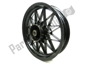 aprilia AP8208292 rear wheel, black, 16 inch, 3.00 y, 24 spokes - Right side