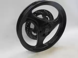 Aprilia AP8208335 roue avant, noir, 16, 2,15, 3 - Face supérieure