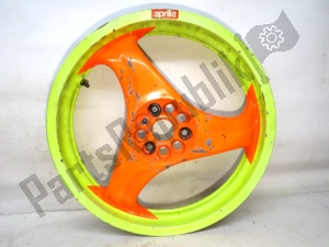 aprilia AP8208337 aro traseiro, amarelo, 17 polegadas, 2,75, 3 - Lado inferior