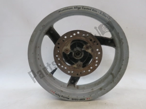 aprilia AP8208457 front wheel, gray, 13, 3.50, 3 - Left side