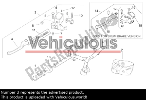 aprilia AP8213485 bomba de freno - Lado izquierdo