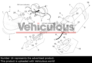 aprilia AP8224212 turn indicator - Right side