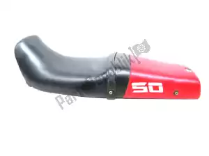 Aprilia AP8229028 saddle, red - Right side