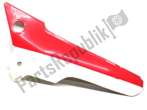 aprilia AP8230166 side fairing, red white, left - Bottom side