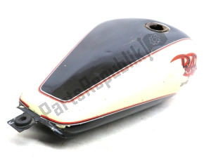 aprilia AP8230758 fuel tank, black and white red rose - Middle