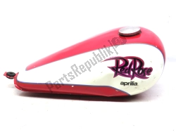 Aprilia AP8230758, Fuel tank, white red, OEM: Aprilia AP8230758