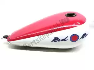 Aprilia AP8230758 serbatoio carburante, rosso bianco - Lato superiore