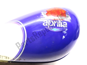 aprilia AP8230758 tanque de combustível azul - Lado esquerdo