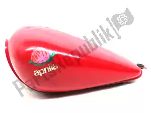 Aprilia AP8230758 brandstoftank,      rood red rose - Bovenkant