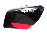 AP8231027, Aprilia, Capot de réservoir de carburant noir rouge, Utilisé
