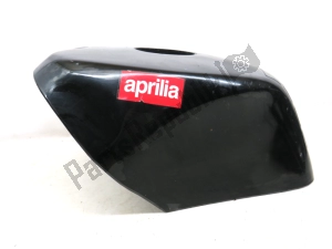 aprilia AP8231027 fuel tank hood black red - Bottom side