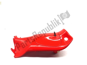 aprilia AP8231191 legshield, red - Bottom side