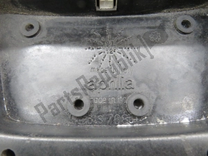 aprilia AP8234047 duo passenger grab handle, silver gray - Lower part