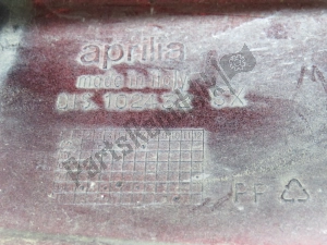 aprilia AP8248207 side fairing, black red, left - Left side