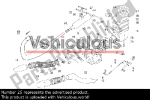 aprilia Ap8132742 bracket - Left side