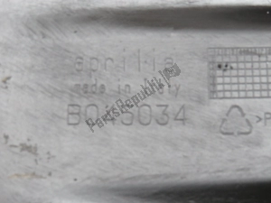 aprilia B045034 kotflügel hinten, schwarz - Rechte Seite