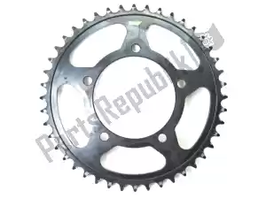 aprilia CM221709 rear sprocket, 44 teeth - Upper side