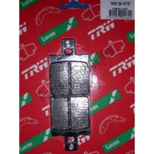 LUCAS TRW MCB75 brake pads - Bottom side