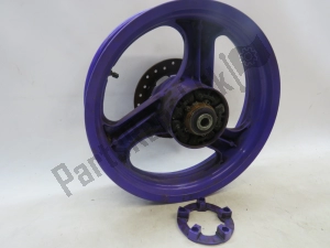 aprilia AP8108621 ruota posteriore, viola, 17, 4.00, 3 - Lato superiore