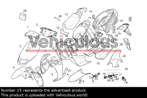 aprilia ap8231464 asiento del pasajero - Parte inferior