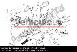 aprilia AP8218182 front fender - Right side