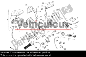 aprilia 292749 parafango anteriore - Parte superiore