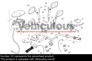 aprilia AP8218182 garde-boue avant - Milieu