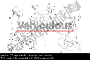 aprilia AP8124173 control switch - Left side