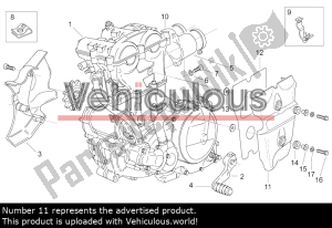 aprilia AP8139107 engine block protection - Left side