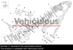 aprilia AP8135986 protezione del blocco motore - Parte superiore