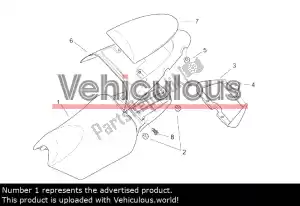 aprilia AP8229344 seat - Right side