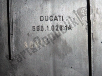 59510261A, Ducati, Saddle, black, Used