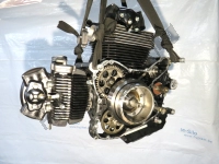 225P0091A, Ducati, Kompletter motorblock, schwarz, Benutzt