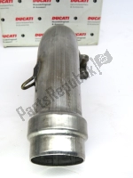 57010721B, Ducati, Curva di scarico in acciaio inox n, NOS (New Old Stock)