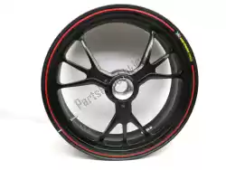 Here you can order the rear wheel, black, 17 inch, 5. 50 y, 9 spokes from Ducati, with part number 50221561AB:
