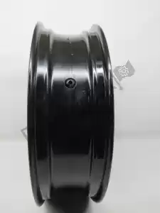 Kawasaki 410730051R2 aro traseiro, preto, 17 polegadas, 4,50, 6 - Lado esquerdo