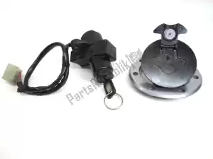 kawasaki 510490018 fuel cap plus ignition lock plus key - Bottom side