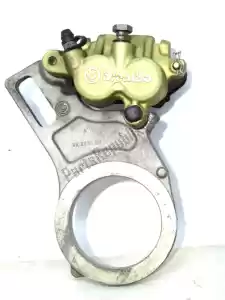 Aprilia AP8133515 brake caliper, yellow, rear brake, 2 pistons - Right side