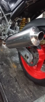 57310503G, Ducati, Exhaust muffler set, Used