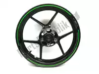 410730567QT, Kawasaki, Frontwheel, black, 17 inch, 3.50, 6 spokes Kawasaki ER-6F ER-6N 650 F E EX650 ER650, Used