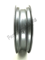 AP8108939, Aprilia, voorwiel, grijs, 17 inch, 3,50, 10 spaken, Gebruikt