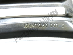 Aprilia AP8108821, Rear wheel, gray, 17 inch, 5.50 y, 10 spokes, OEM: Aprilia AP8108821